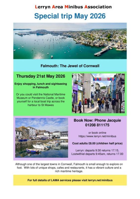 LAMA Special Trip to Falmouth